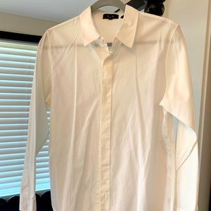 Theory white button down